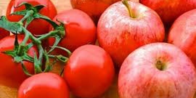 Tomato dan Epal untuk Paru-Paru