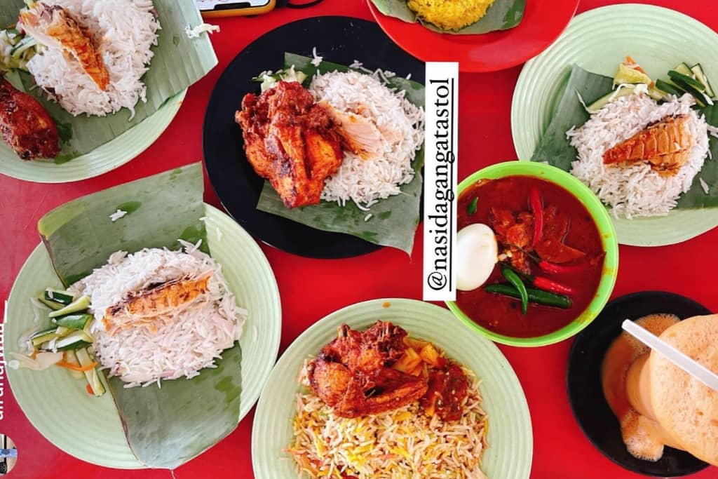 nasi dagang atas tol di terengganu