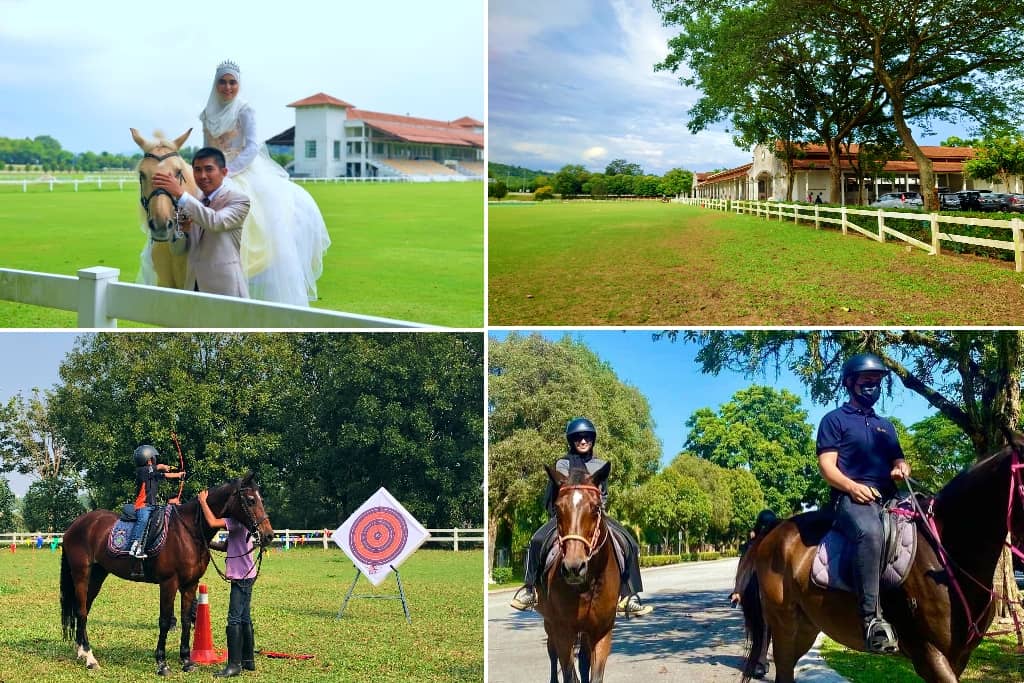 horse riding di taman kuda Putrajaya