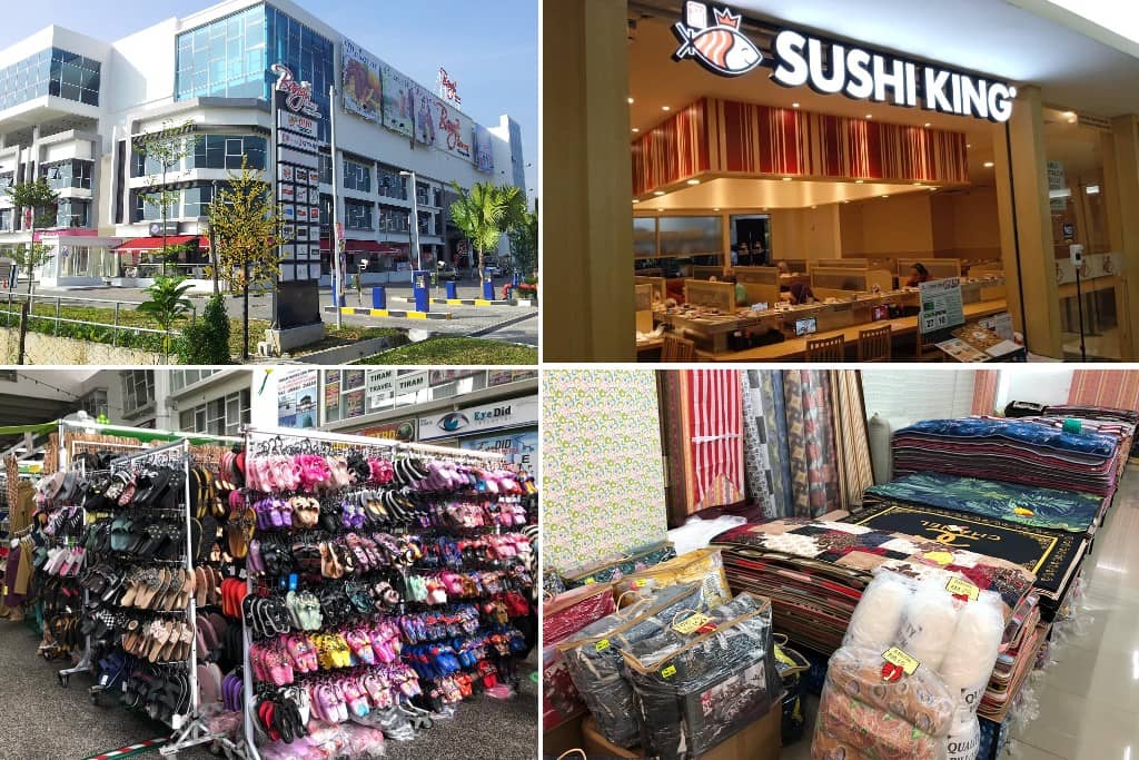 Suasana mall di Bangi Getaway