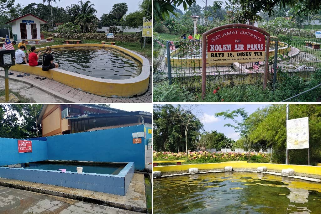 Lokasi kolam air panas, tempat menarik di Sepang