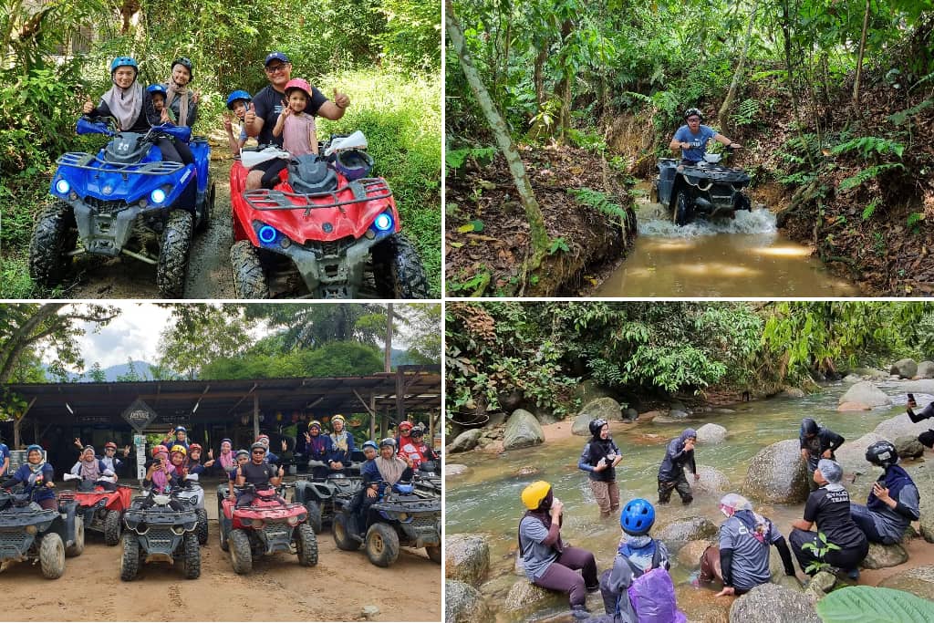 aktiviti atv ride bukit larut