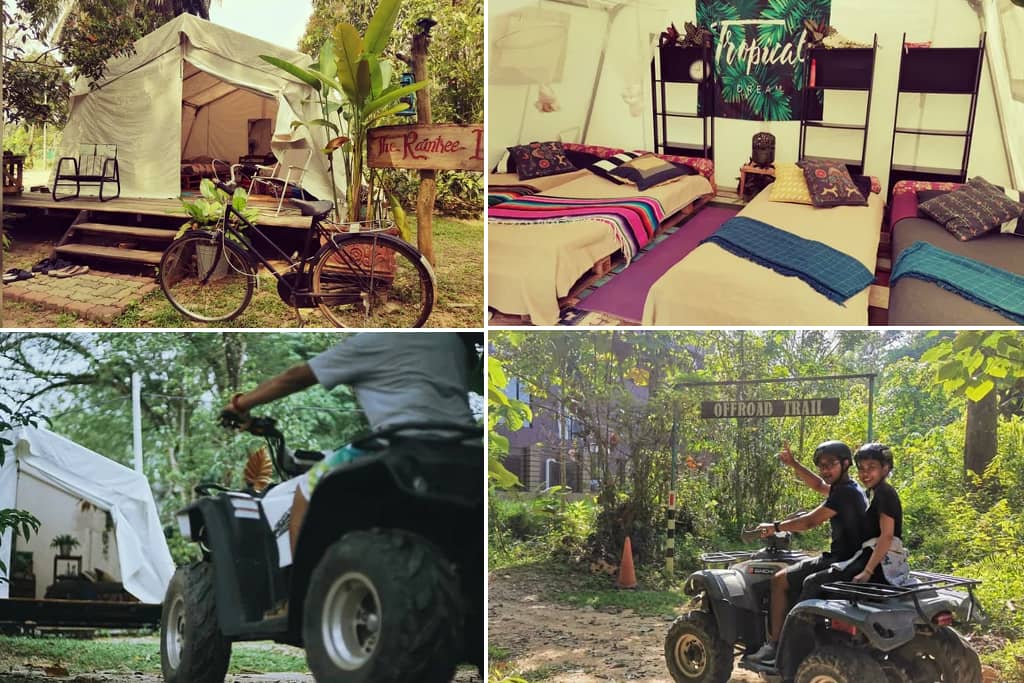 glamping dan naik atv di taiping