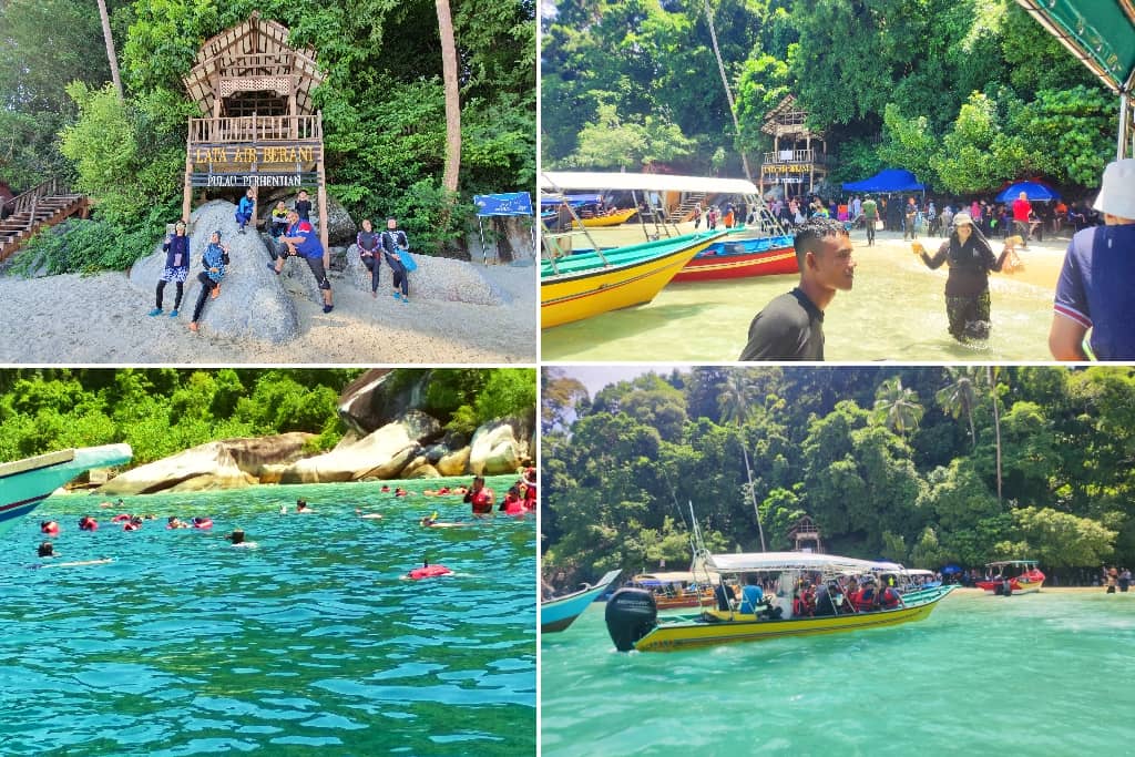 lata air berani di pulau perhentian