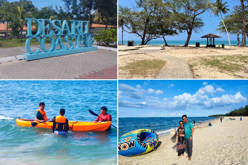 pantai desaru yang cantik di johor