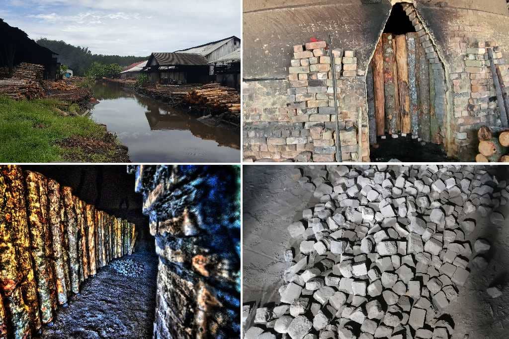 Charcoal Factory Kuala Sepetang