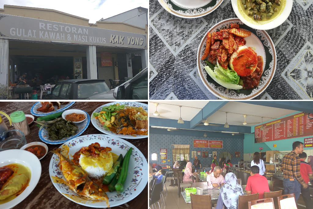 Hidangan nasi kukus enak di Batu Gajah