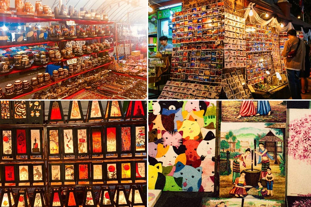 Tempat menarik Thailand - Sunday Walking Street, Chiang Mai