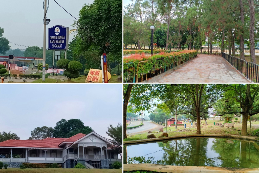 Taman bunga batu hampar