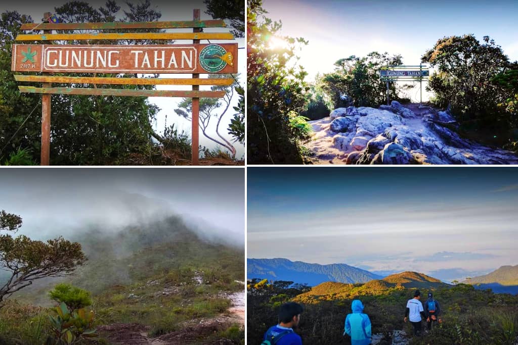 aktiviti hiking di gunung tahan