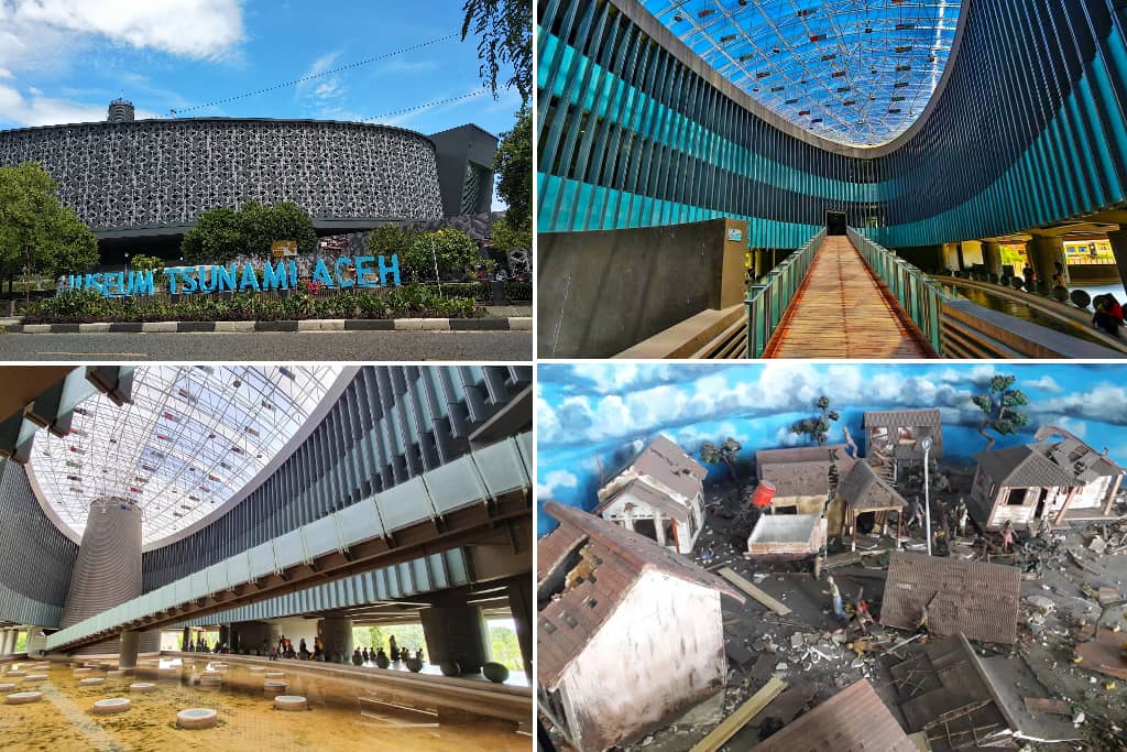 musium tsunami aceh di indonesia