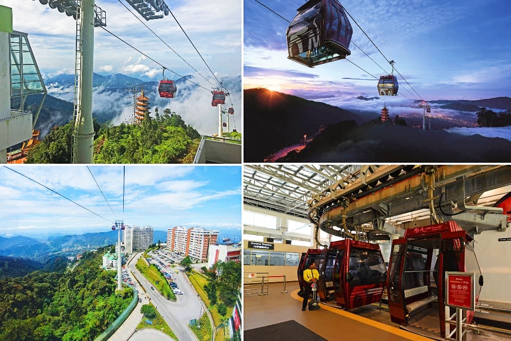 nikmati pemandangan indah dengan naiki kereta kabel di genting highland