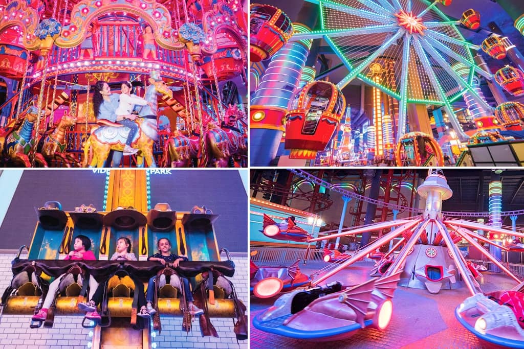 carousel untuk keluarga di skytropolis funland genting