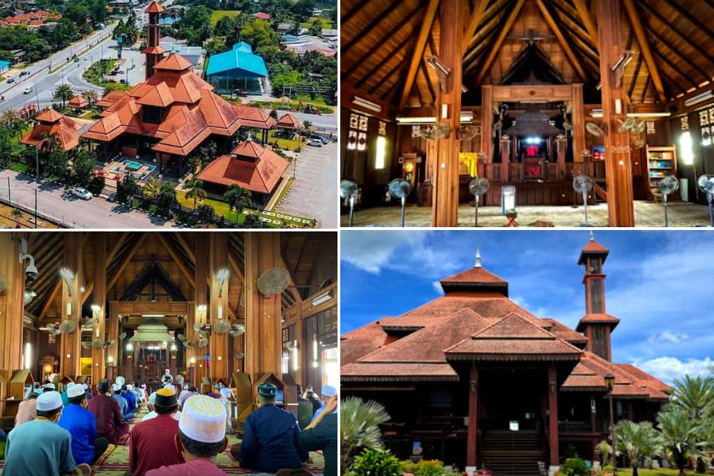 Masjid Kayu yang menarik di besut