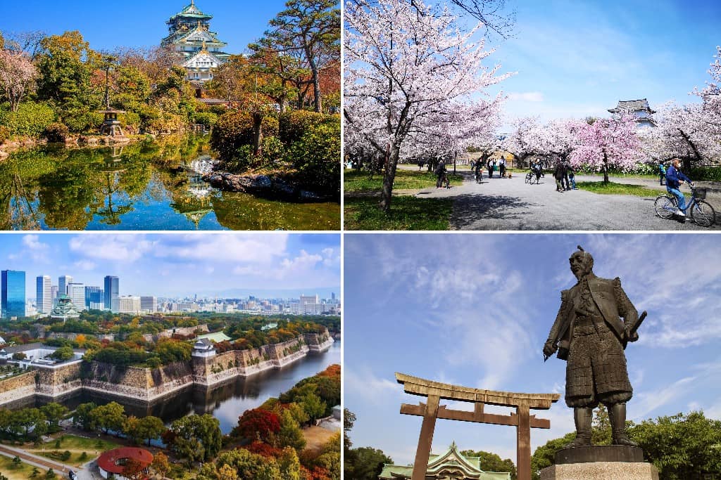 tempat menarik osaka jepun: Osaka Castle & Park