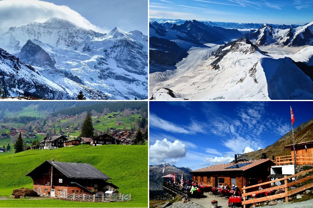 tempat menarik di switzerland -Rantau Jungfrau