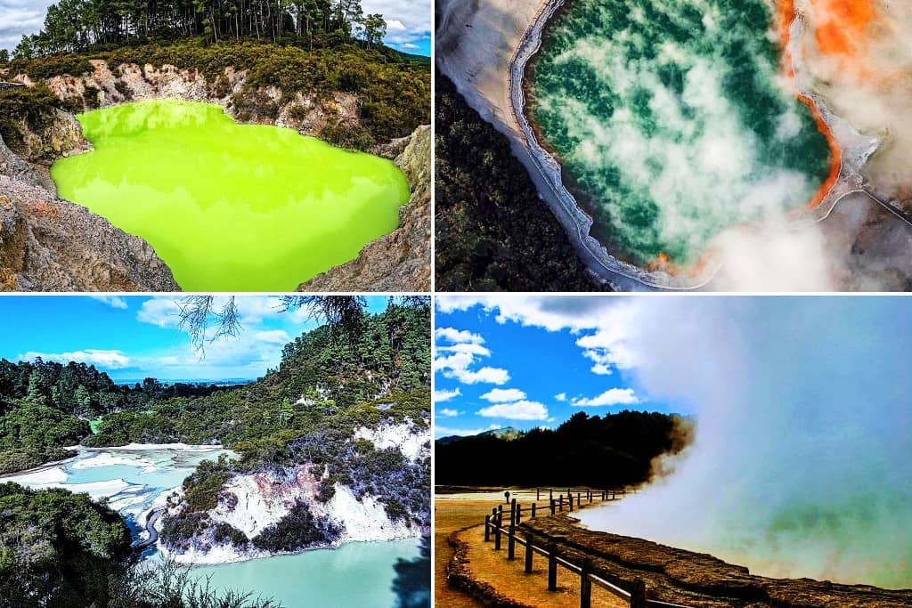 tempat menarik new zealand - Wai-O-Tapu Thermal Wonderland, Rotorua