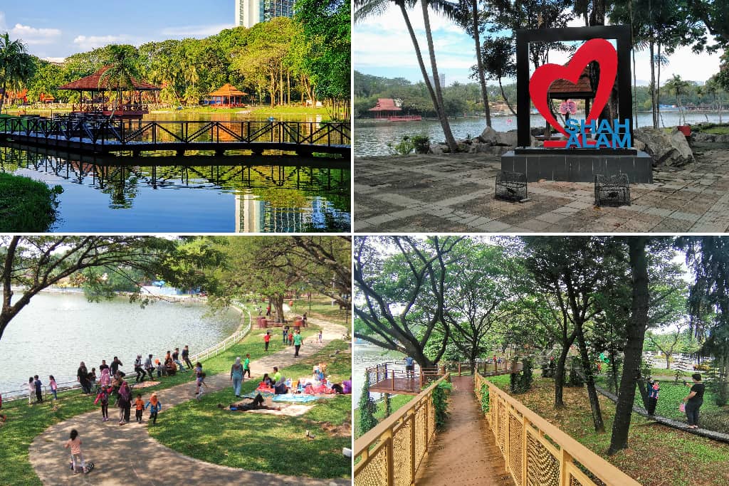taman tasik shah alam yang cantik