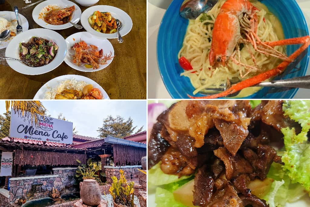 Cafe tepi sungai di Jeli