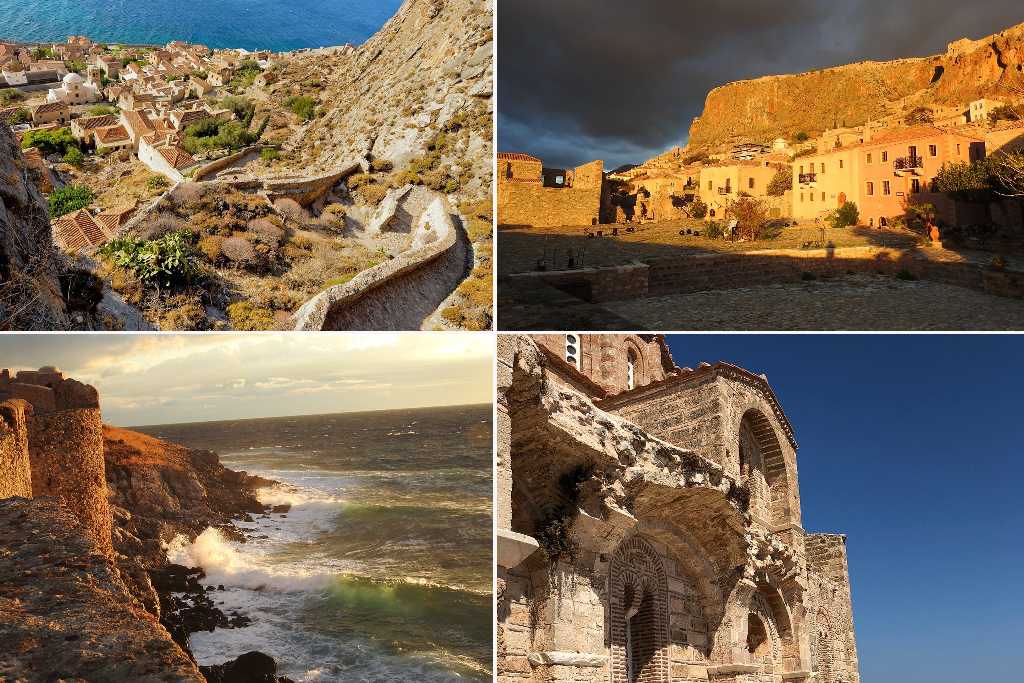 tempat menarik di greece: Kubu Monemvasia