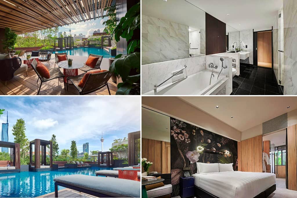 hotel cantik yang ada bathtub di KL