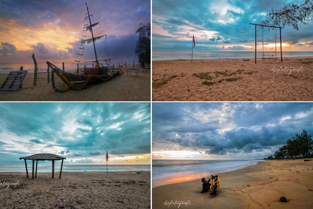 tempat menarik di rompin: Pantai Lanjut