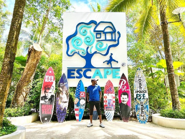 aktiviti bergambar di escape park penang