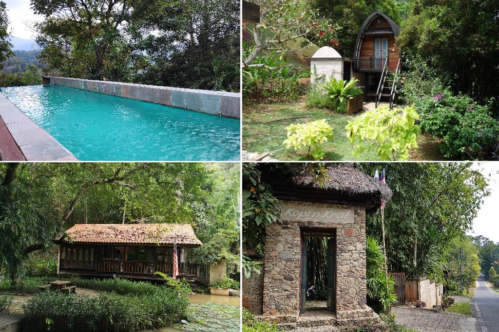 chalet tepi pantai Malaysia: danau daun chalet