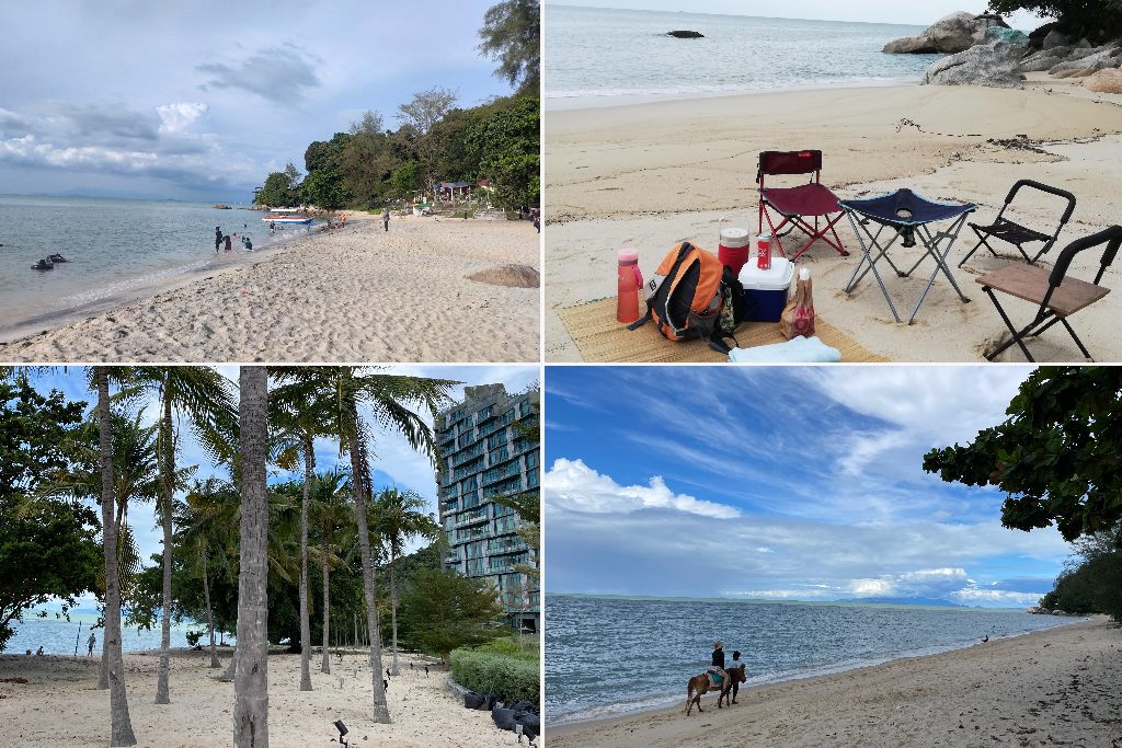 pantai teluk bahang penang yang menenangkan