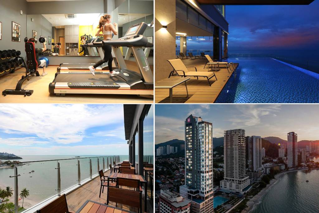 hotel gym malaysia: Hompton Hotel by the Beach
