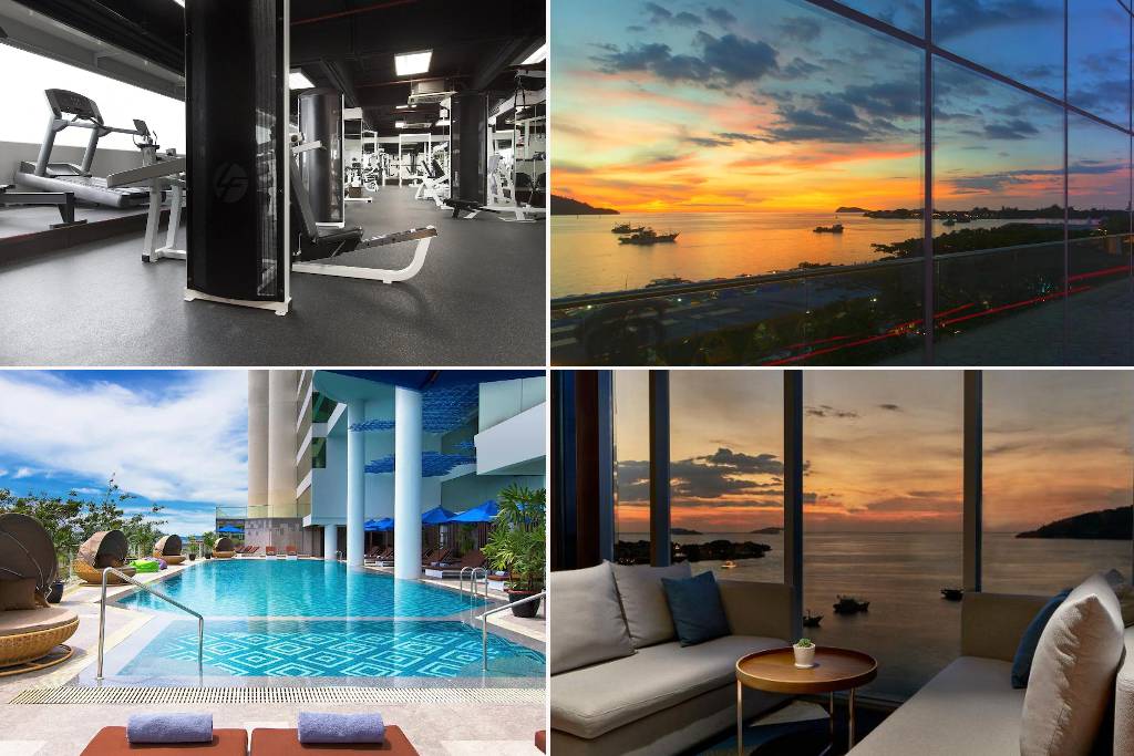 hotel gym malaysia: Le Meridien Kota Kinabalu