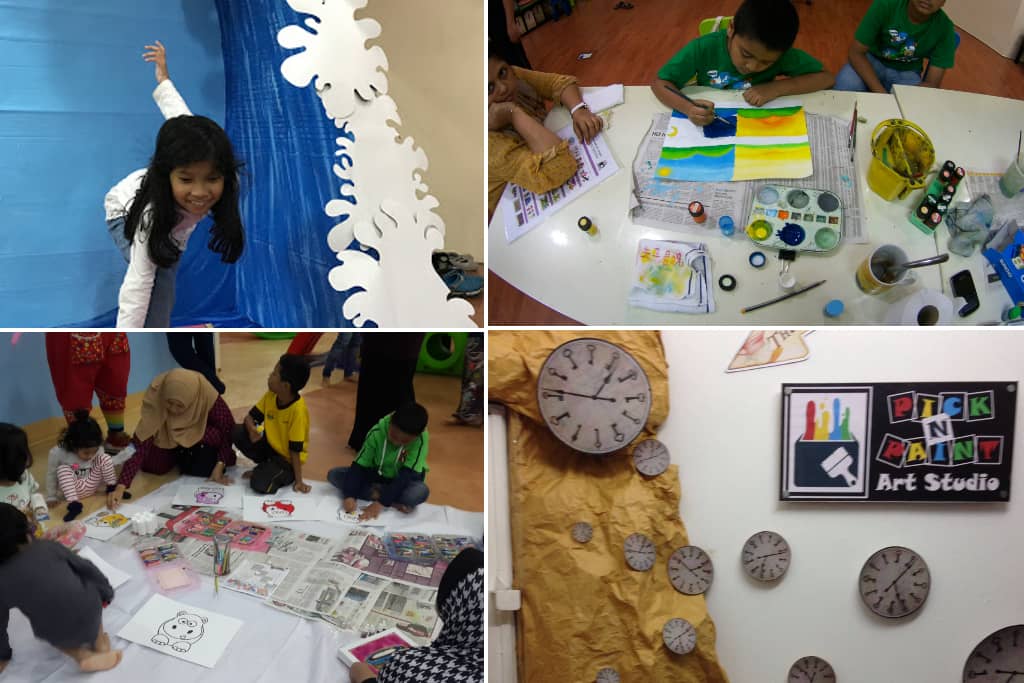 Pick and Paint Art Studio tempat menarik ampang