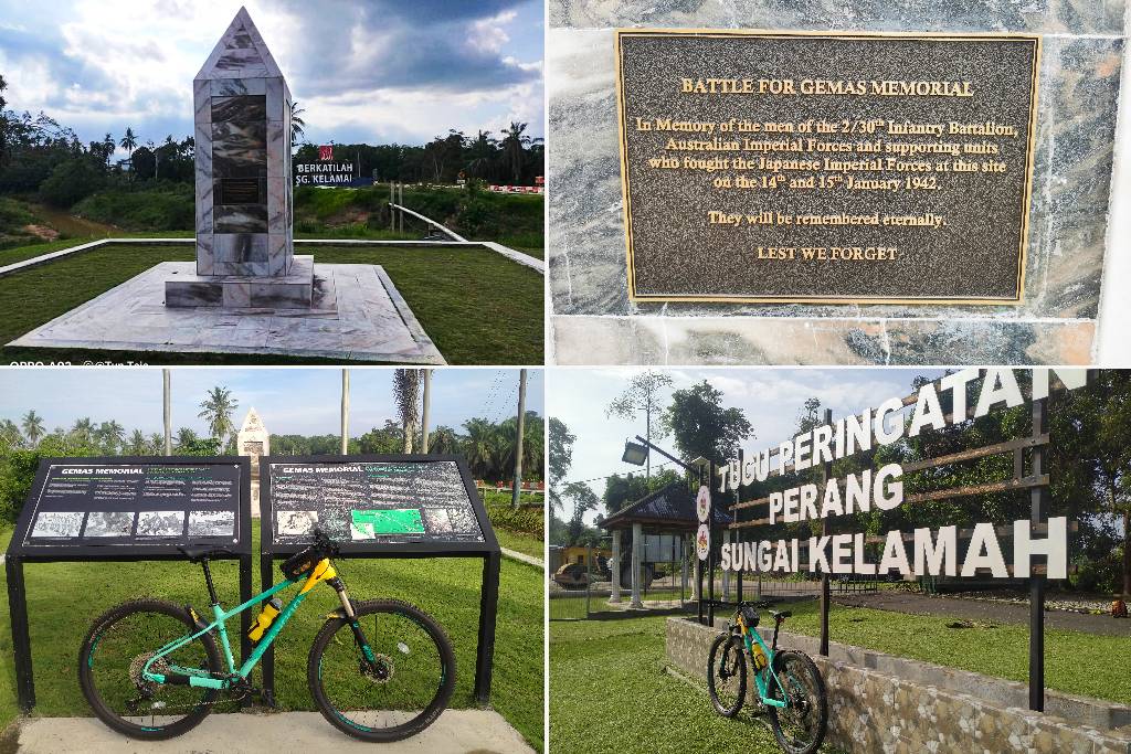 tempat menarik di tampin: Tugu Peringatan Sungai Kelamah