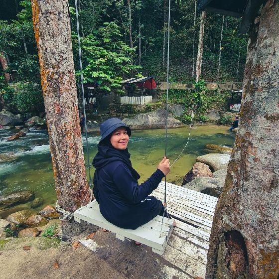 main buaian di sungai ingki hulu selangor