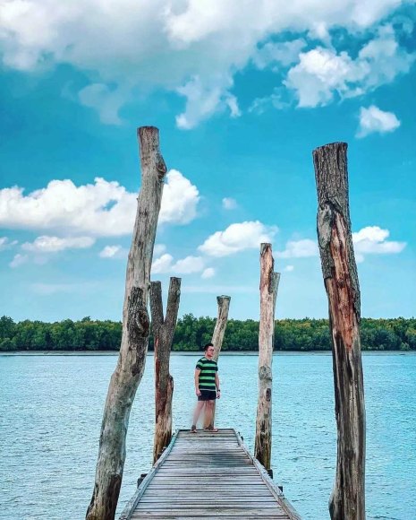 ootd di jeti pulau ketam selangor di klang