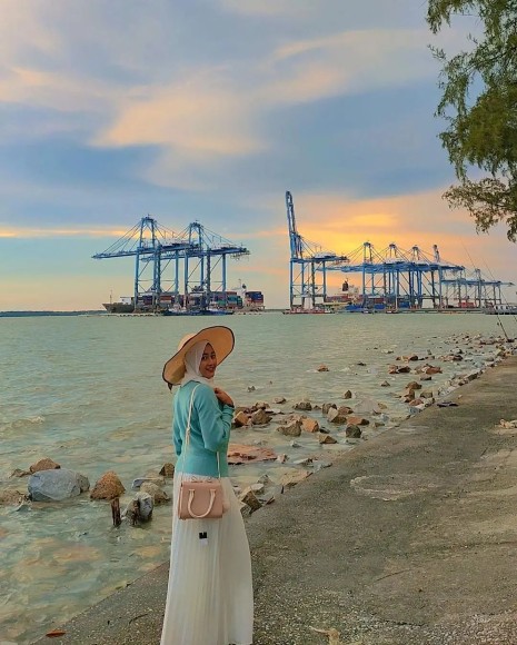 ootd di tanjung harapan klang selangor