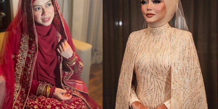 6 Busana Pengantin Artis 2022 Yang Boleh Follow Untuk Majlis Korang
