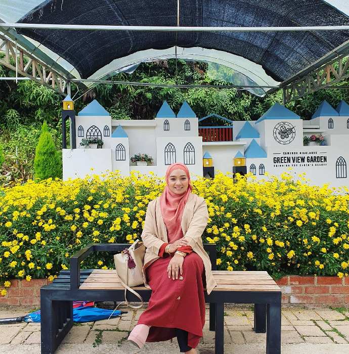 ootd di green garden cameron highland