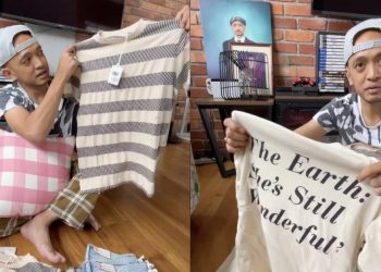 “Sold Out!” – Tomok Berjaya Jual Semula Pakaian Levi’s Yang Terkena Pengilat Kuku Anaknya