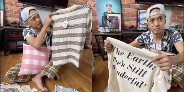 “Sold Out!” – Tomok Berjaya Jual Semula Pakaian Levi’s Yang Terkena Pengilat Kuku Anaknya