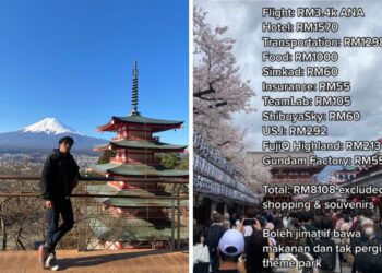 Pemuda Kongsi Trip 10 Hari Di Jepun, Bajet Bawah RM 9K