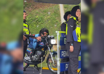 Tema Superman Naik Yamaha RXZ, Sekatan Jalan Raya Hiburkan Ramai Sempena Hari Kebangsaan