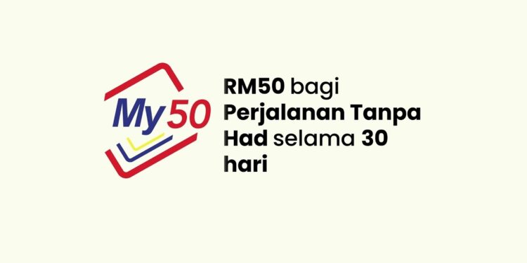 Rapid KL My50 Pass: Tak Perlu Lagi MyKad Pada 2025