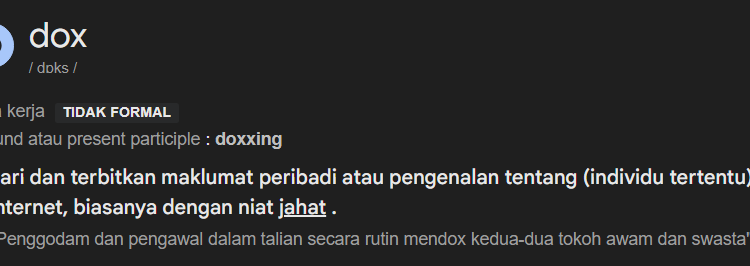 Doxxing, penyebaran maklumat individu, kini jenayah di Malaysia